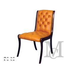 Krzesło Chesterfield 100% skóra naturalna Krzesła skórzane