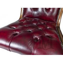 Krzesło Chesterfield 100% skóra naturalna Krzesła skórzane