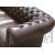 sofa pikowana ze skóry - Chesterfield